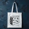 Delicate Cheese Design A cut-out design of a wedge-shaped cheese with rounded edges.