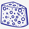 A detailed SVG illustration of a wheel of cheese with intricate designs.