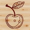 Delicious Ripe Cherry Illustration A stylized illustration of a ripe cherry, ideal for use in vector graphics and digital designs.