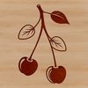 Sweet Cherry Fruit Vector Illustration A high-quality vector illustration of a cherry fruit, suitable for graphic design projects.