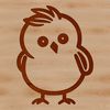 Simple line drawing of a cute farm animal, ideal for illustrations or designs.
