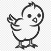 Chick Stencil In PNG & SVG - Free Digital Download