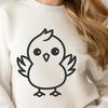 Unique Chick SVG - For Cricut Project