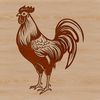 Fun Farm Friends Cartoon Chicken Illustration A cartoon-style illustration of a chicken in various poses and expressions.