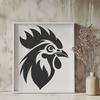 Artistic Chicken Image - Free PNG