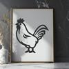 Unique Chicken Vector Illustration