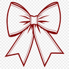 Colorful Ribbon Bow SVG Clip Art A colorful ribbon bow with a decorative knot in the center, suitable for crafting and design projects.