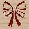 Colorful ribbon design for crafting and DIY projects. A colorful ribbon bow design made from vector shapes.