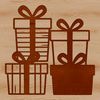 Colorful vector gift box illustration for commercial or personal use, ideal as a Christmas or birthday present icon.