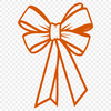 Gift Wrapping Embellishment SVG A decorative bow made up of tied ribbon or string, suitable for gift wrapping and special occasions.
