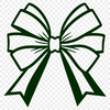Decorative Bow Symbol Clip Art A decorative bow clip art symbol used in various designs including Christmas and birthday themes.