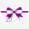 Colorful Ribbon Bow Illustration A hand-drawn illustration of a colorful ribbon bow, perfect for gift wrapping and crafting projects.