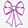 Beautiful Gift Bow Clip Art A decorative bow graphic used for gift wrapping or crafting.