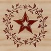 A simple vector illustration of a six-pointed star in various sizes and shapes.
