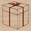 Cozy Box Illustration A simple box illustration designed for crafting and DIY projects.
