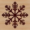 Free Snowflake Clip Art Design Snowflake illustration designed with precise vector graphics.