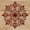 An intricately detailed ornate snowflake design created as a vector graphic.
