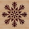Winter Wonderland Design Vector Graphic A delicate snowflake design created as a vector graphic for use in various digital formats.