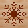 Whimsical Winter Delight A delicate 2D illustration of a single snowflake with intricate patterns.