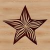 Sparkling Christmas Star Vector Graphic Vector graphic illustration of a star symbol, suitable for Christmas decorations or digital designs.