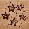 A stylized star icon designed as vector art, ideal for use in digital designs, graphics, and projects.