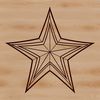 Vector star graphic for decorative purposes, suitable for commercial or personal projects.