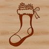 Christmas Stocking Illustration Vector Art Christmas stocking vector illustration designed for digital crafting and design projects.