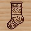 Christmas stocking design in vector format