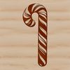 Christmas Icon - Red & White Stripe A striped red and white candy cane icon, suitable for digital designs.