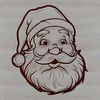 Traditional Santa Illustration Illustration of Santa Claus in traditional Christmas attire.