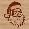 A high-quality vector design featuring the iconic character Santa Claus.