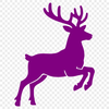 A vector illustration of a reindeer, suitable for Christmas decorations and crafts.