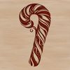 Vibrant Christmas Candy Cane Graphics Colorful Christmas candy cane graphic with red and white stripes in vector format.