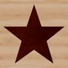 Free Star Outline SVG File A simple star silhouette in black outline.