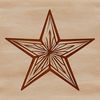 Festive Star Decoration Clip Art A star graphic symbol used in Christmas and holiday decorations.
