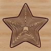 Simple Star Vector Graphics A simple star shape created as vector art, suitable for various designs and crafts.