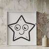 Sparkling Star Design for Digital Projects A stylized star design for various graphic applications.