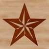 Winter Wonder Star Illustration A stylized illustration of a Christmas star, suitable for digital design and cutting machines.