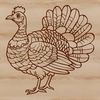Farmer's Friend Vector Art A realistic illustration of a domesticated turkey, commonly raised on farms for meat production.