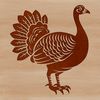 Beautiful Turkey Vector Graphics An SVG vector graphic representation of a turkey, suitable for commercial or personal use in various design applications.