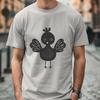 Beautiful Domesticated Turkey SVG Illustration of a farm animal, specifically a domesticated turkey, suitable for various designs and crafts.