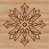 Delicate Vector Snowflakes for Xmas A delicate, intricate winter snowflake design made from vector lines.