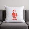 Vector illustration of Father Christmas in festive attire