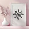 Stunning Snowflake - Laser SVG