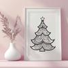 Creative Christmas Tree SVG - For Glowforge Project