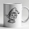 Unique Christmas Elf In SVG & PNG