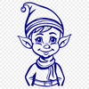 Christmas Elf Design In PDF File Format For Free Download