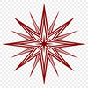 Star Image In SVG, PNG, PDF And DXF Formats