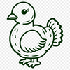 Turkey Artwork In SVG, PNG, PDF And DXF File Formats