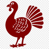 Unique Turkey Illustration In DXF For Free Download